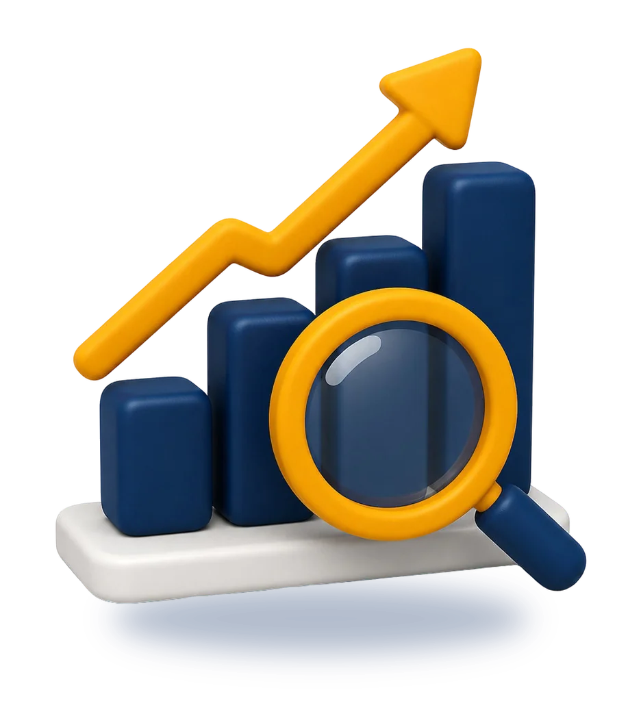Mantención y SEO: una lupa sobre un gráfico que sube
